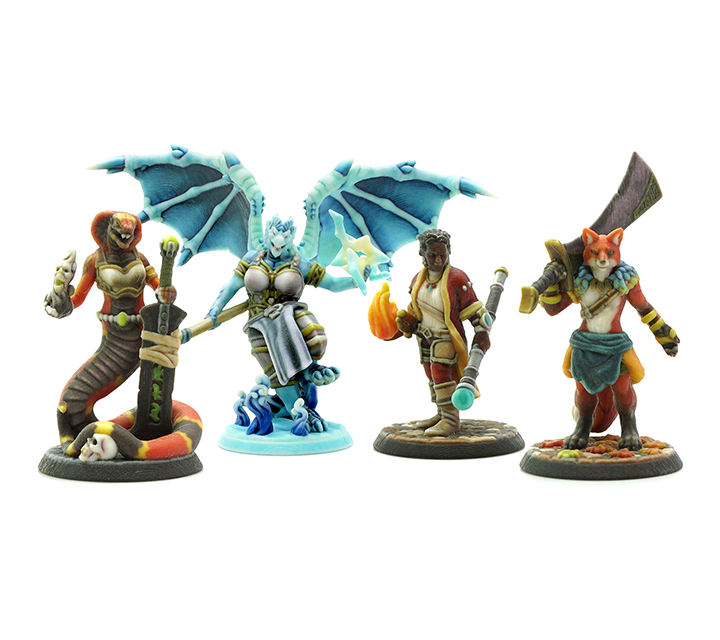 Hero Forge 3D printed miniatures